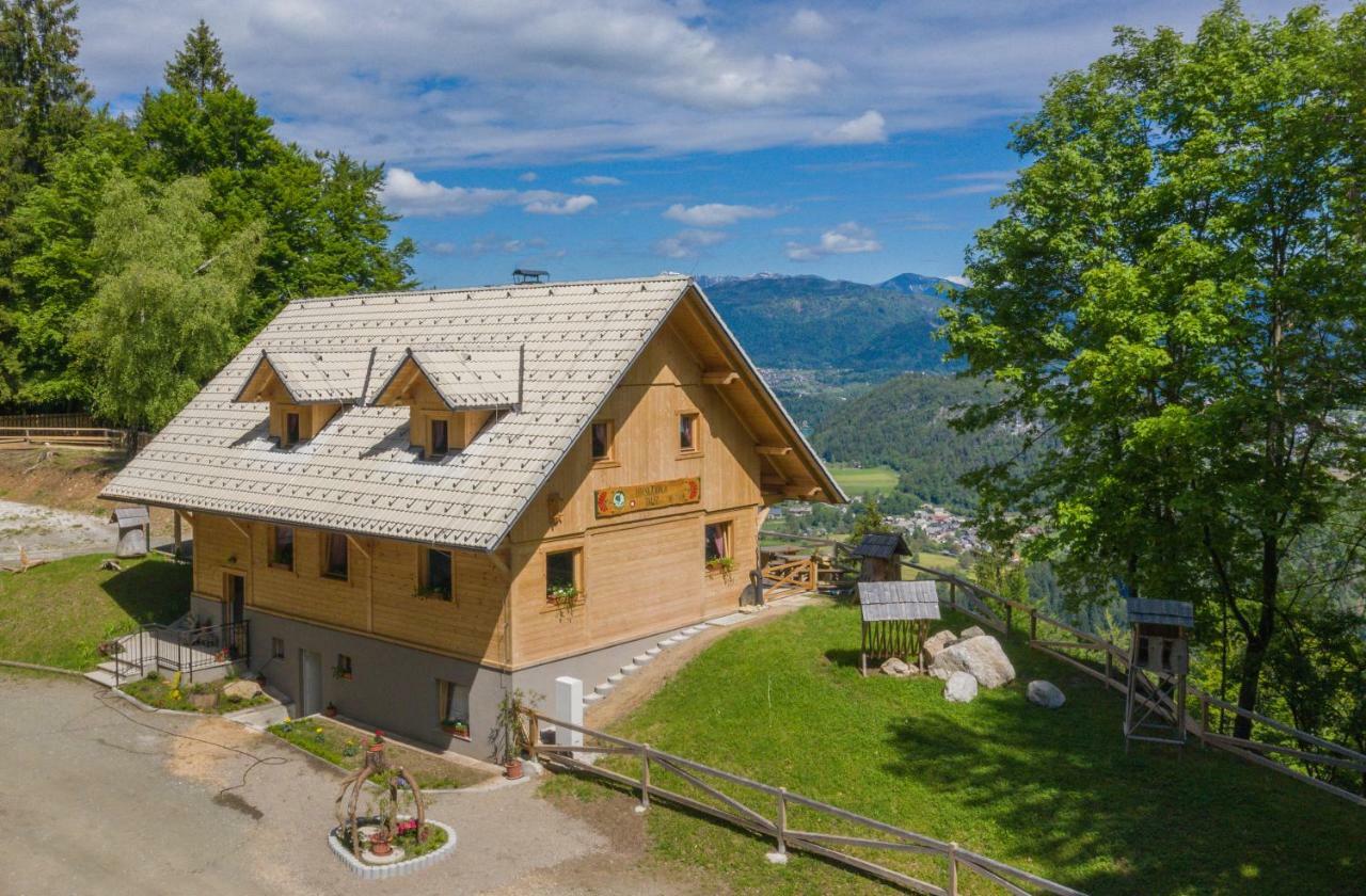 Koca Na Talezu Bed & Breakfast Ribno Exterior photo